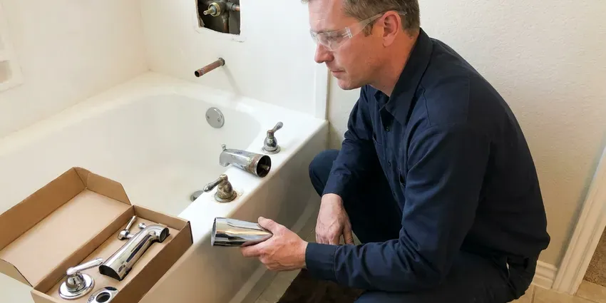 Local shower replacement by Beau's Plumbing, New Orleans